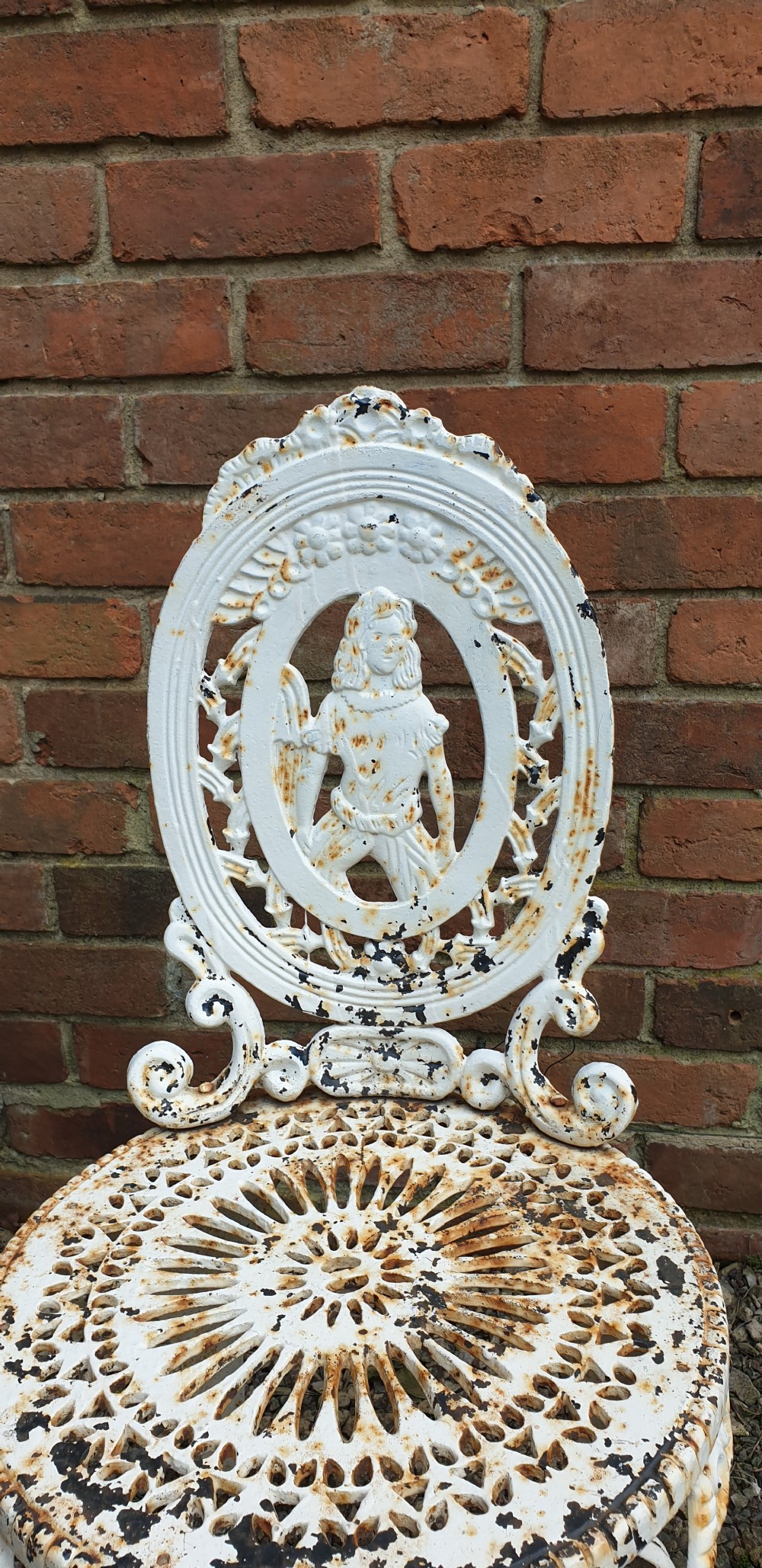 Set Four Cast Iron Garden Chairs View IX