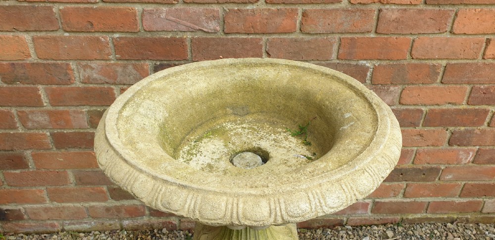 Pair Regency Garden Urns on Plinths View VI
