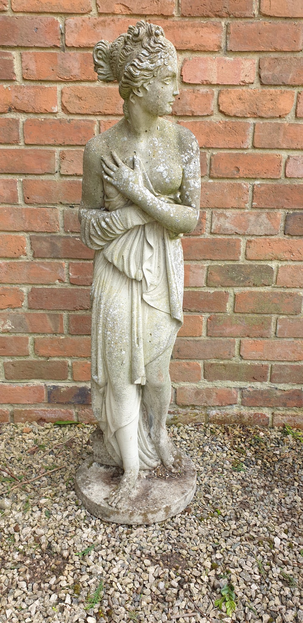 Garden Figure of a Draped Woman View II