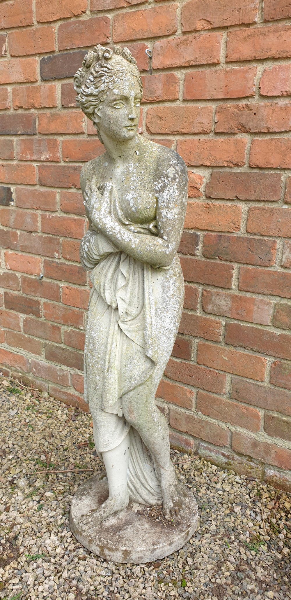 Garden Figure of a Draped Woman View III