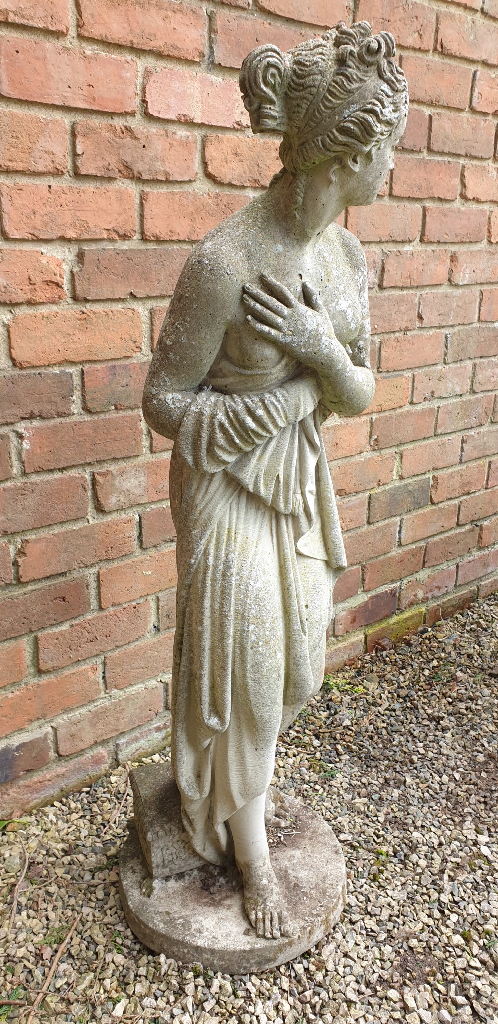 Garden Figure of a Draped Woman View IV
