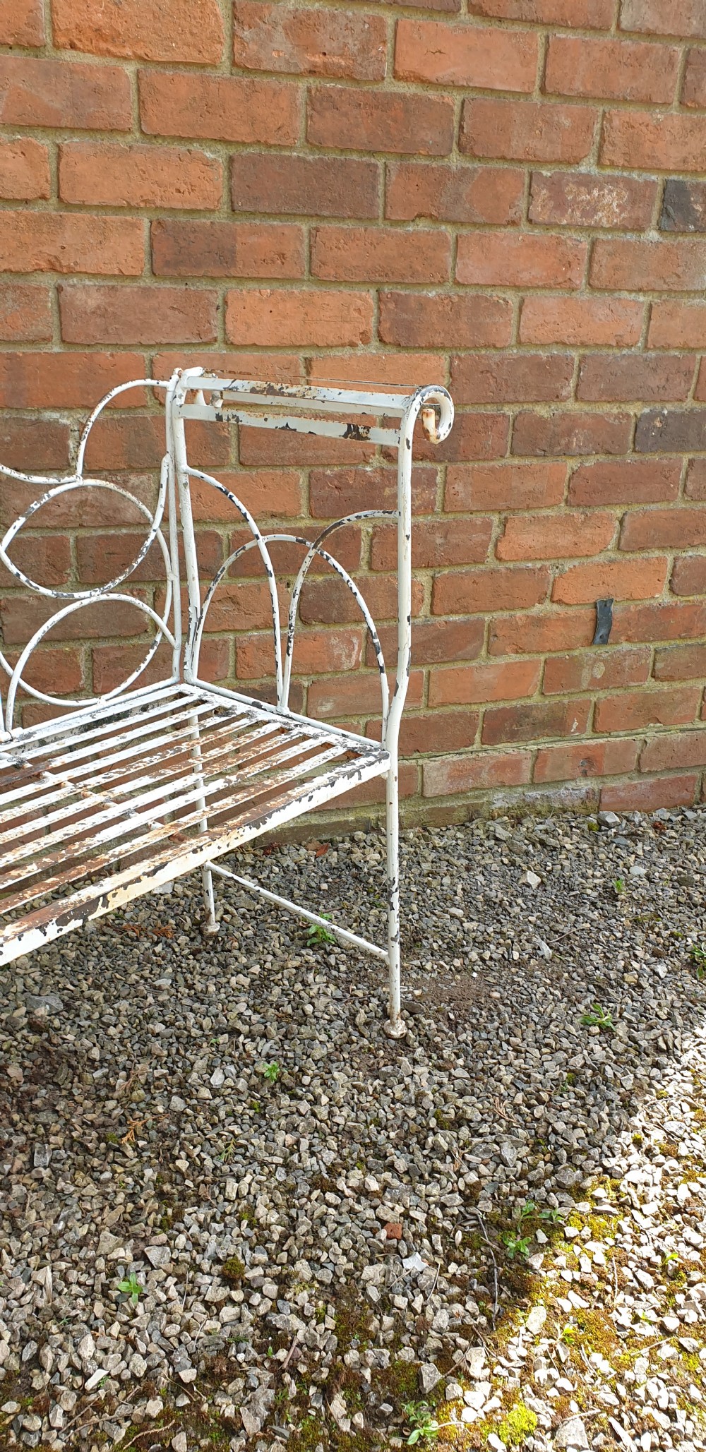 French Garden Conservatory Bench View IV