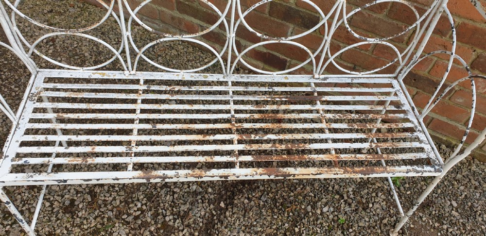 French Garden Conservatory Bench View V