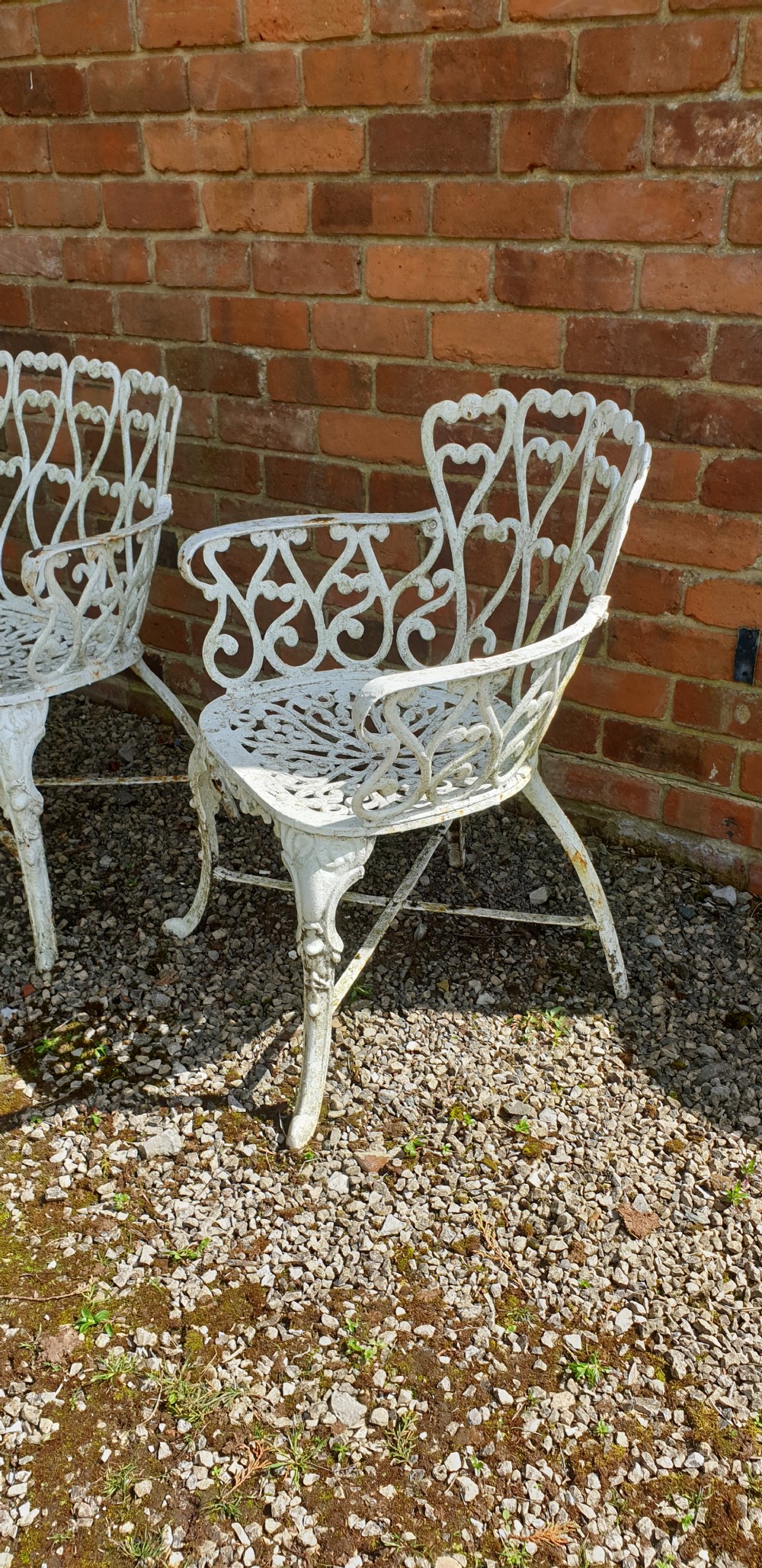 Very Good Cast Iron Garden Sofa and Chairs View III