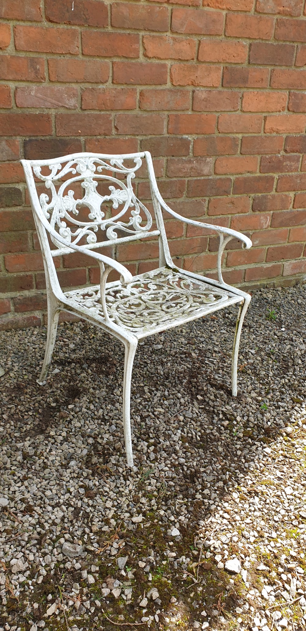 Single Cast Iron Garden Conservatory Armchair View IV