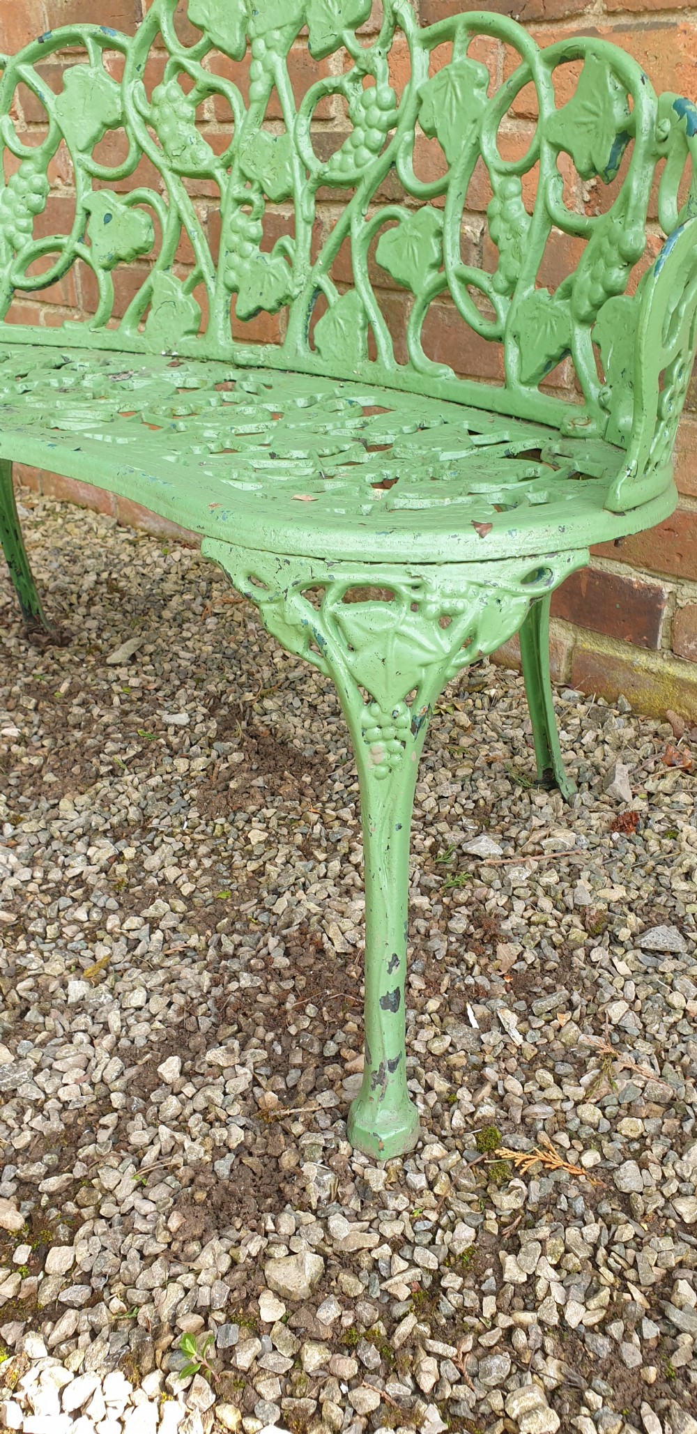 Lovely Curved Cast Iron Bench View II