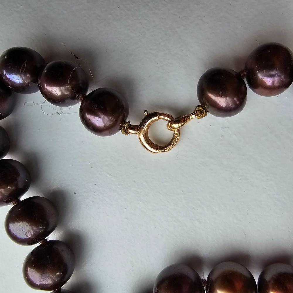 Super String Brown Freshwater Pearls View II