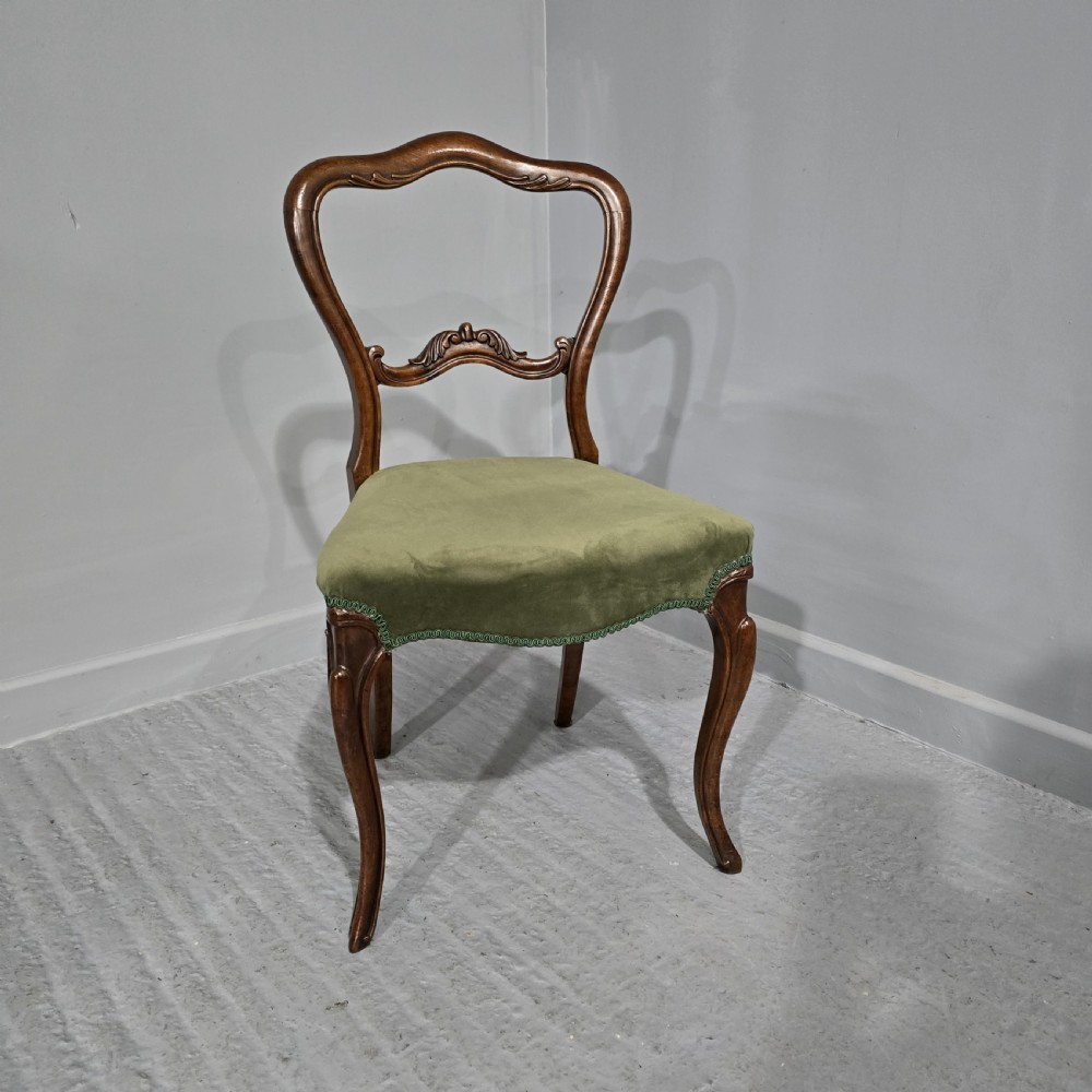 Victorian Walnut Desk Chair