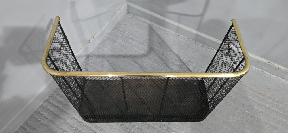 Good Regency Brass and Wire Nursery Fire Guard View III