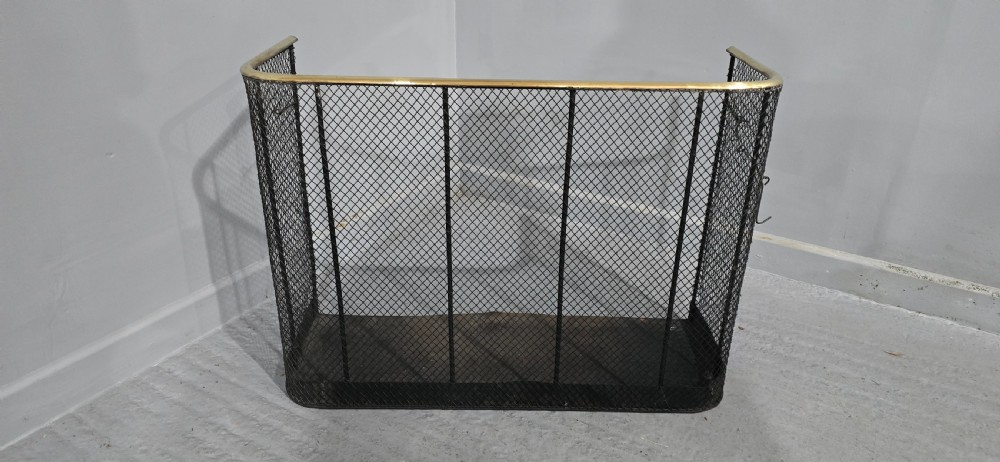 Good Regency Brass and Wire Nursery Fire Guard View IV