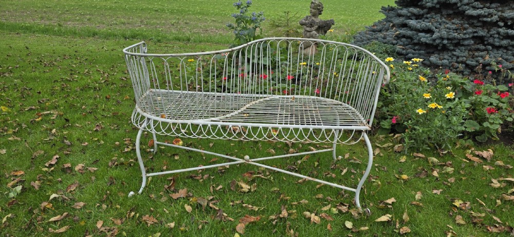 French Conservatory Garden Love Seat View III