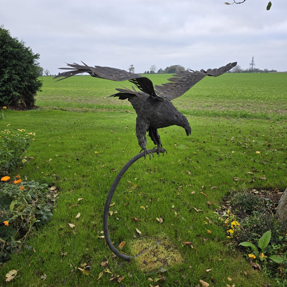 Superb Steel Eagle in Flight View V