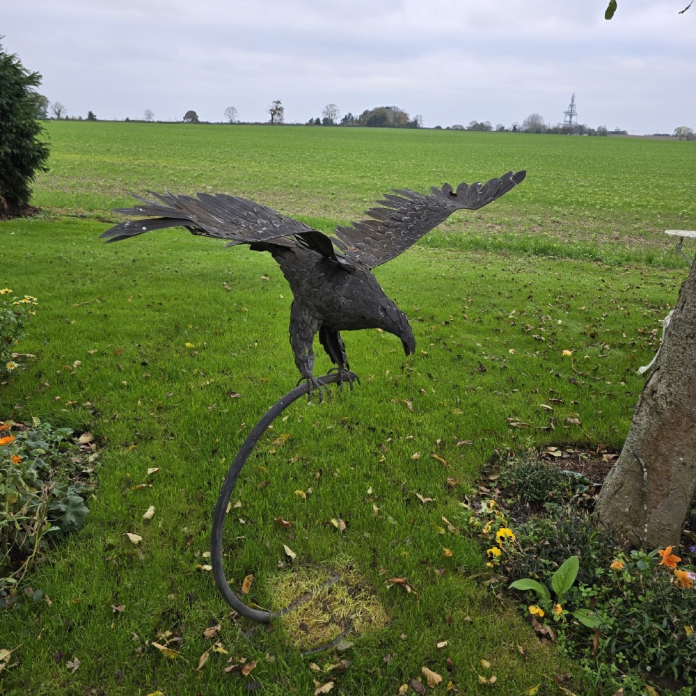 Superb Steel Eagle in Flight View VI
