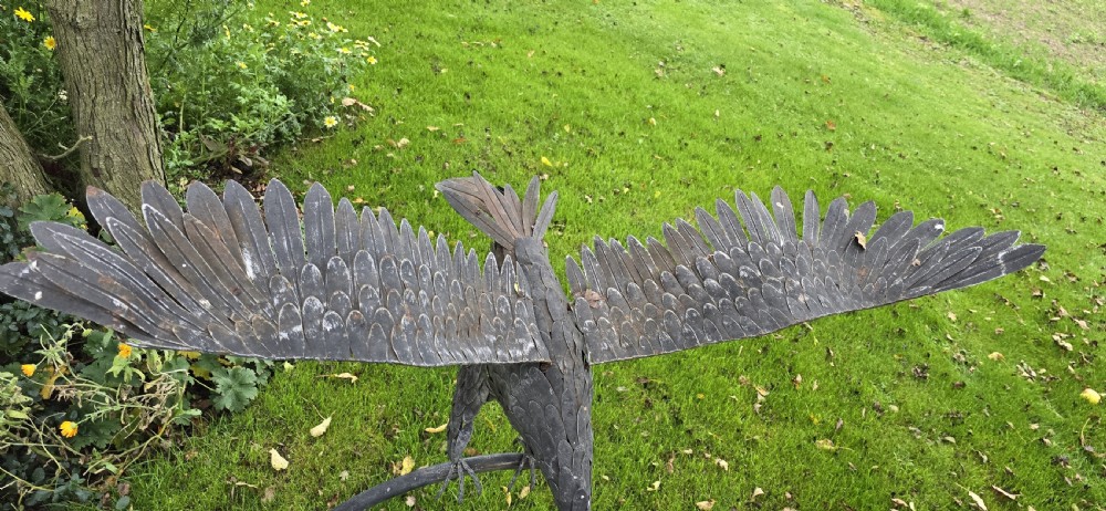 Superb Steel Eagle in Flight View IX