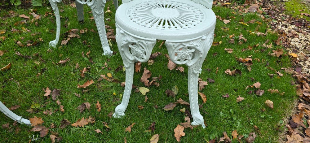 Metal Patio Table and Four Chairs View VI