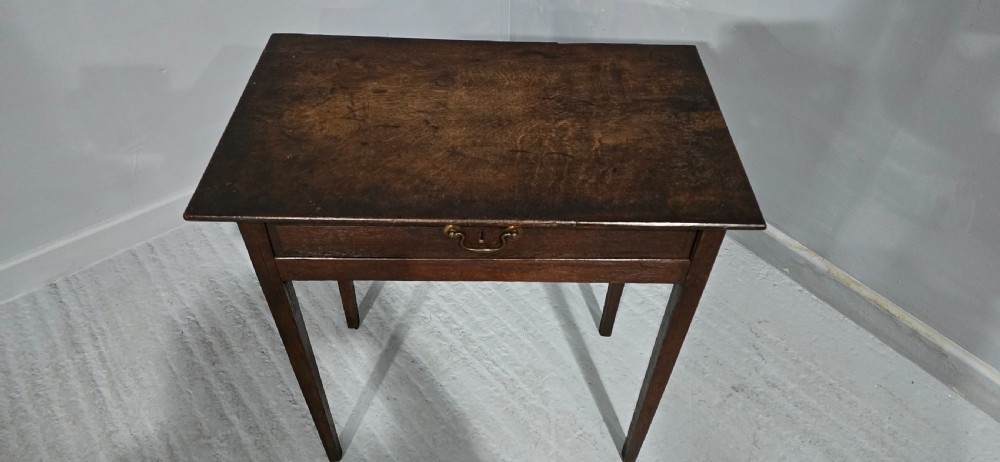 C18th Oak Sidetable View III