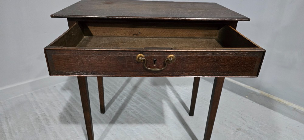 C18th Oak Sidetable View VII