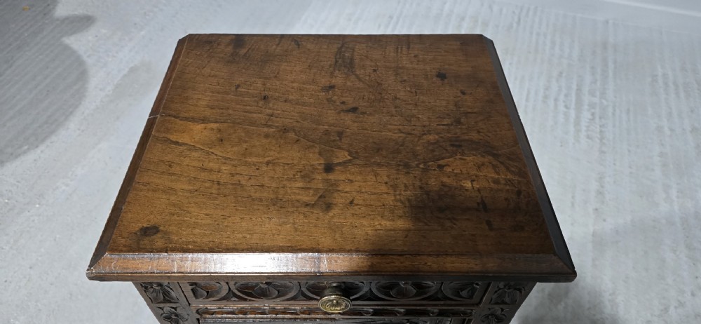 Super Quality Walnut Bedside Lamp Table View IV
