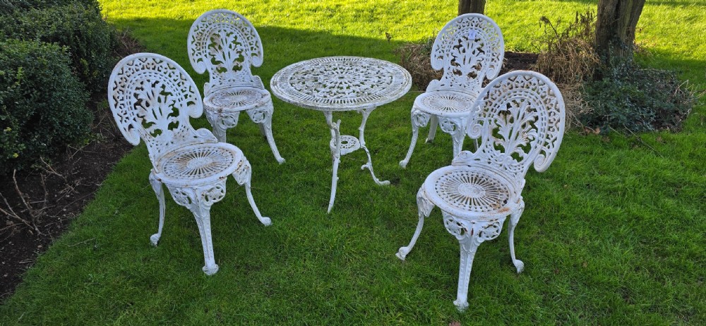 Excellent Quality Cast Iron  Patio Set View II