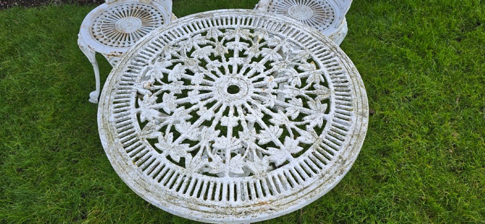 Excellent Quality Cast Iron  Patio Set View IX