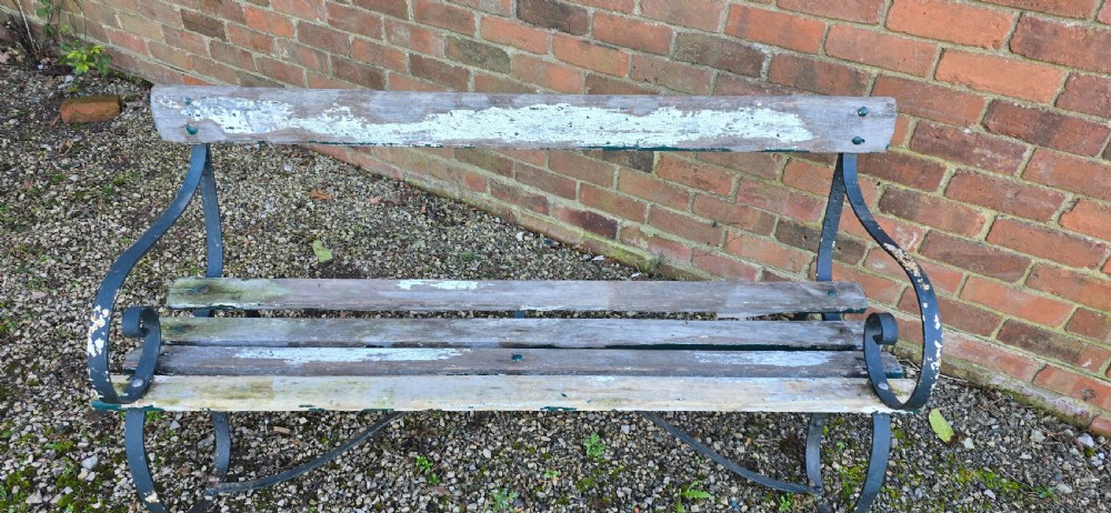 Good Strapwork Garden Bench View III