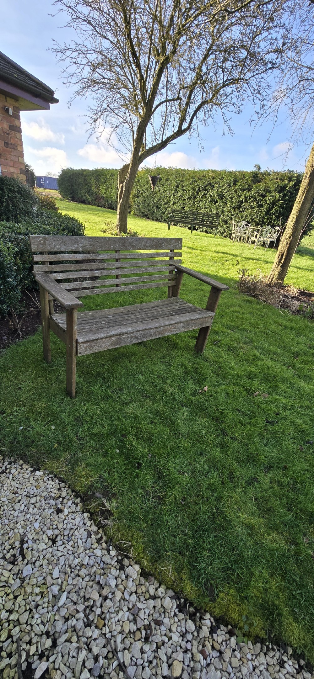 Good Teak Garden Bench View III