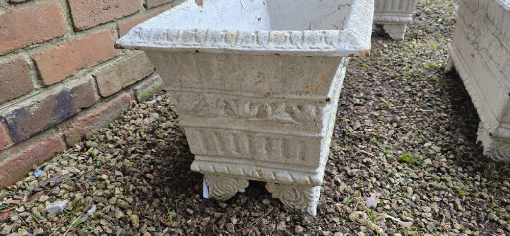 Set Four Regency Cast Iron Planters View IV