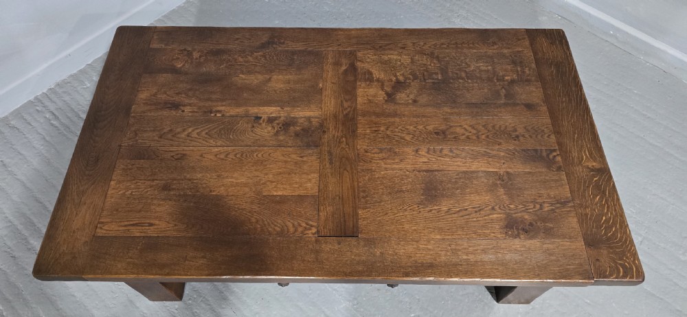 Solid Oak Plank Coffee Table View VI