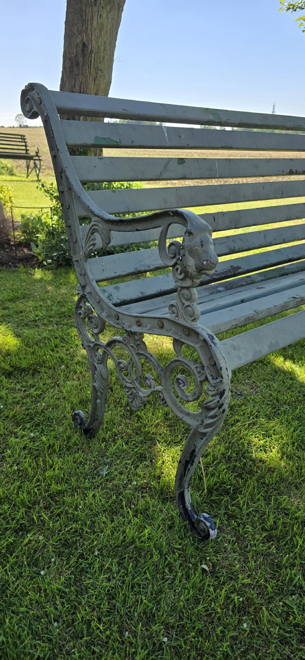 Cast Mixed Alloy Garden Bench View III