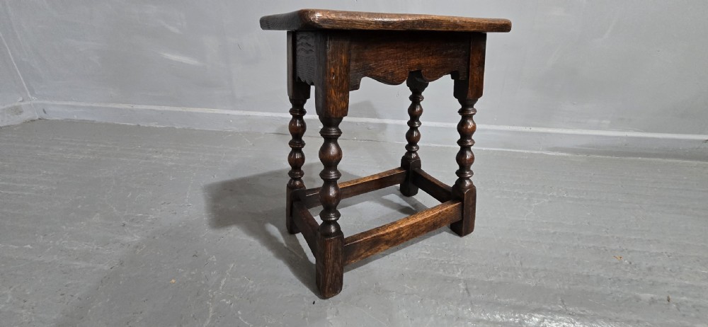 English Oak Stool View III
