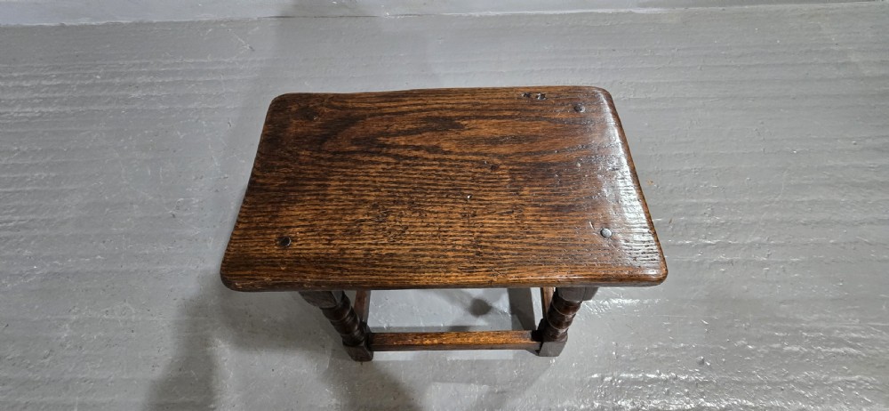 English Oak Stool View VI