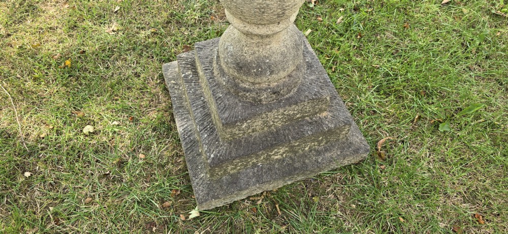Antique Stone Bird Bath View IV