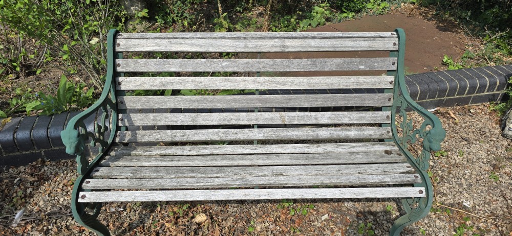 Cast Iron Garden Bench View II