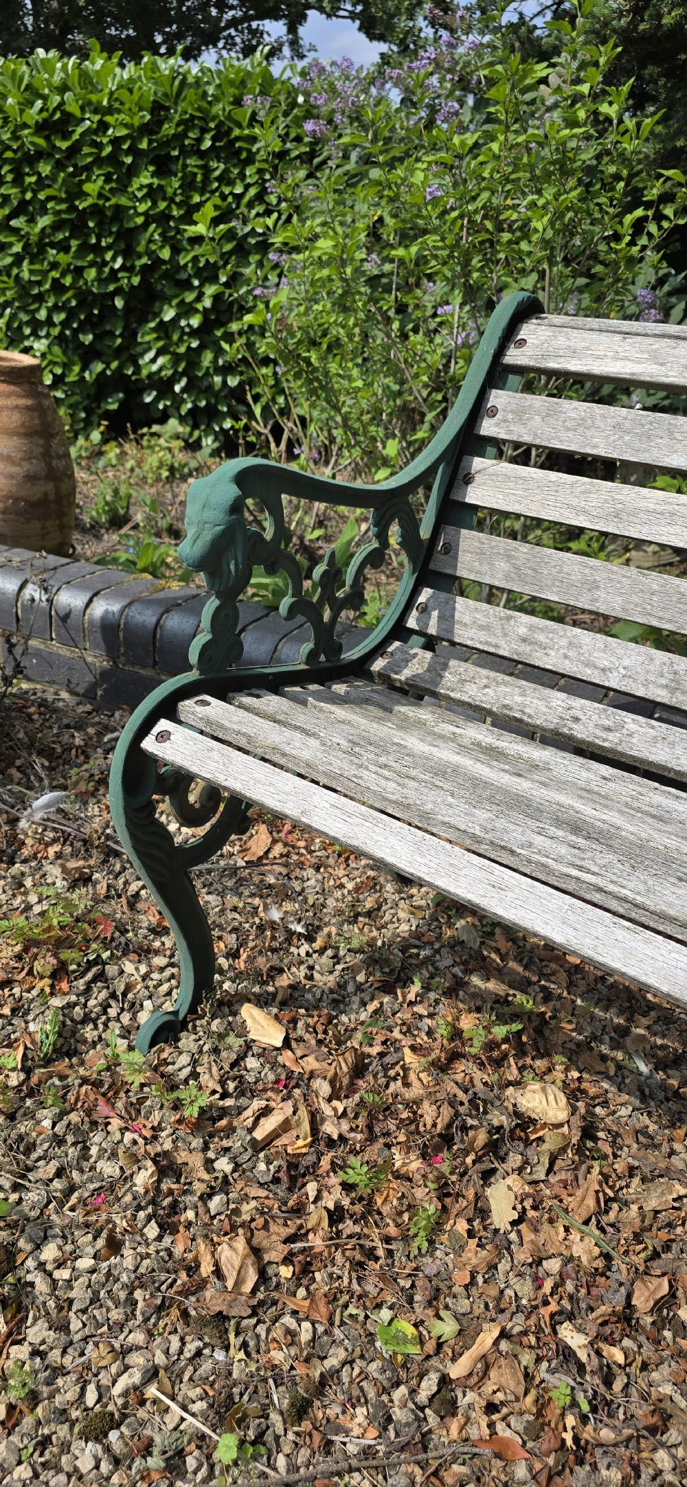 Cast Iron Garden Bench View III