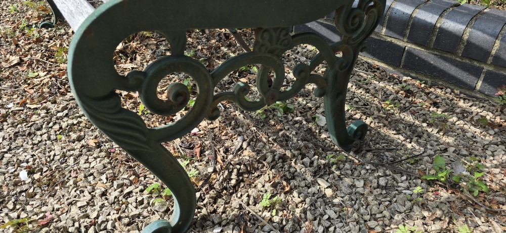 Cast Iron Garden Bench View V