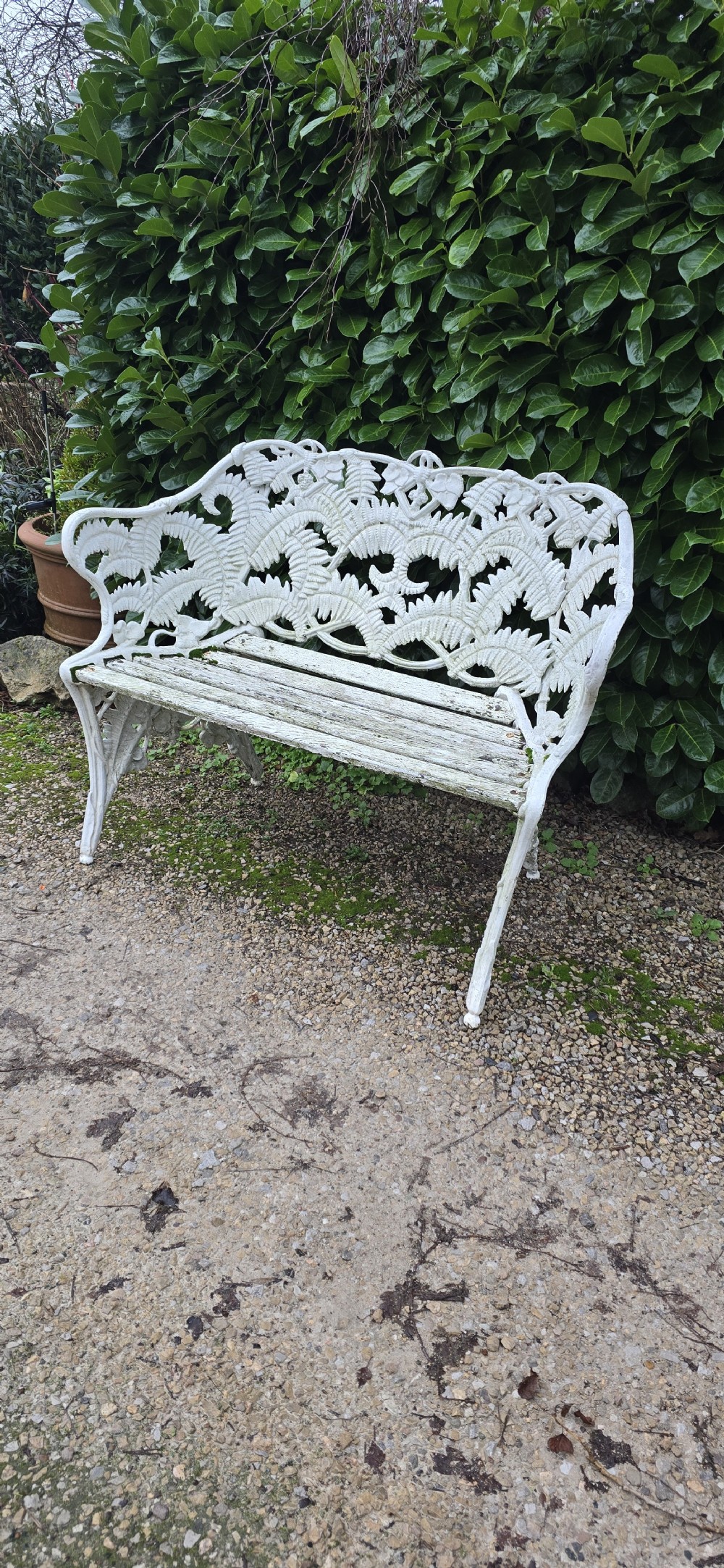 Super Two Seat Leaf Garden Bench View III