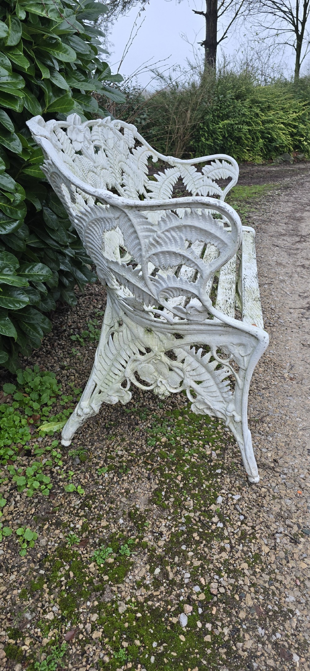 Super Two Seat Leaf Garden Bench View VI