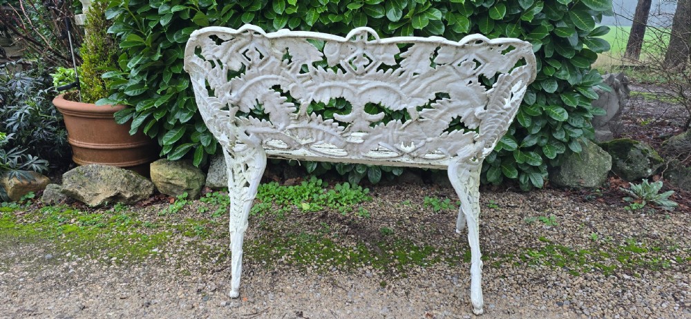 Super Two Seat Leaf Garden Bench View VIII