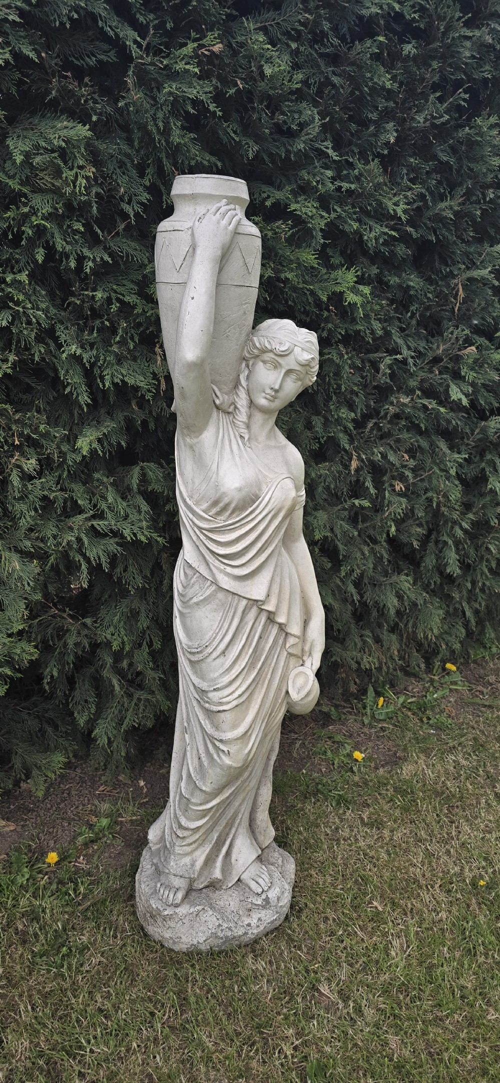 Large Weathered figure of 'Maia' The Water Carrier