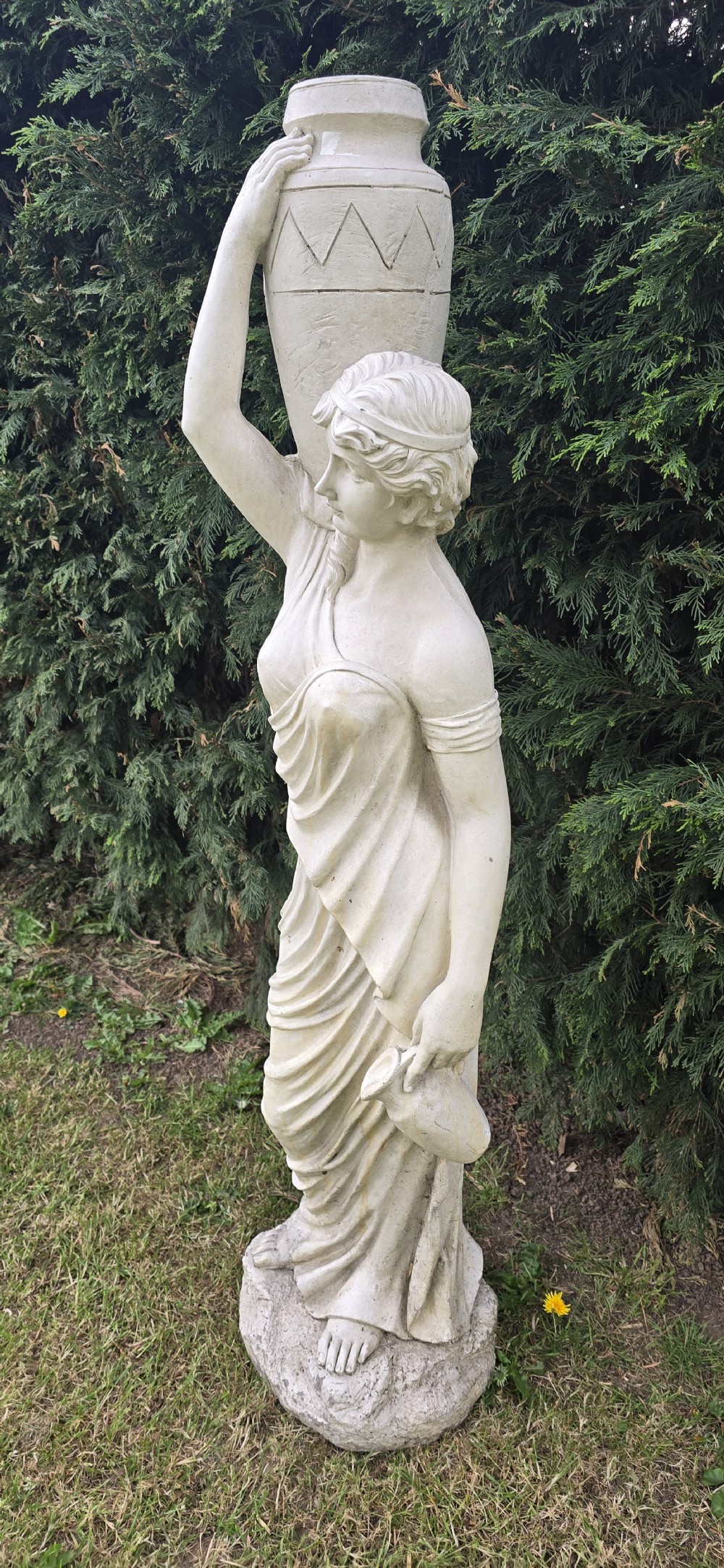 Large Weathered figure of 'Maia' The Water Carrier View II