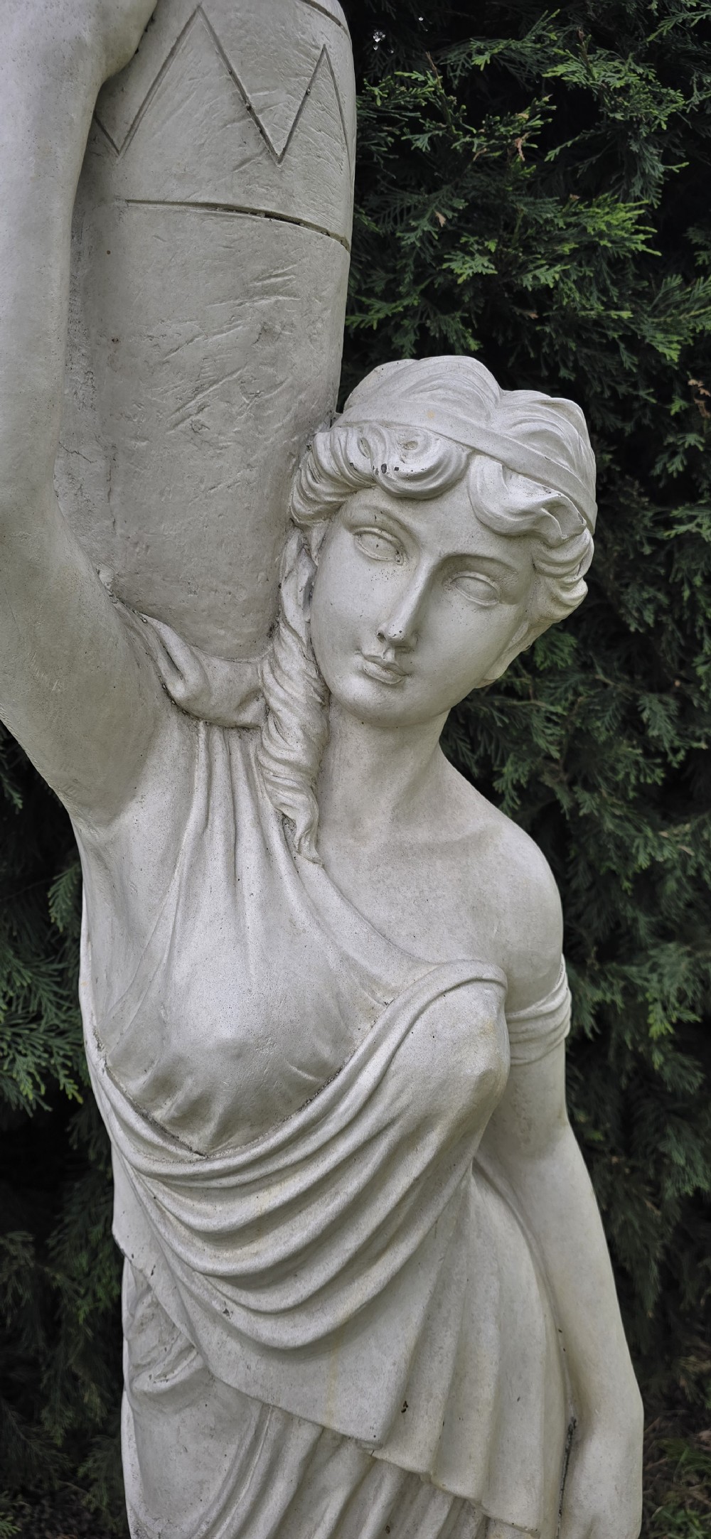 Large Weathered figure of 'Maia' The Water Carrier View III