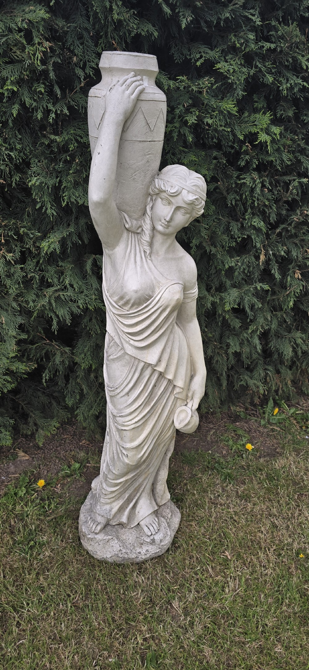 Large Weathered figure of 'Maia' The Water Carrier View IV