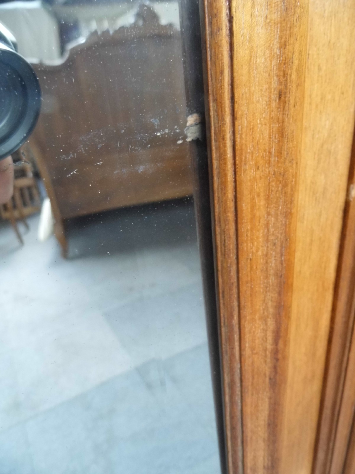 LARGE TRIPLE WALNUT FRENCH ARMOIRE View IV