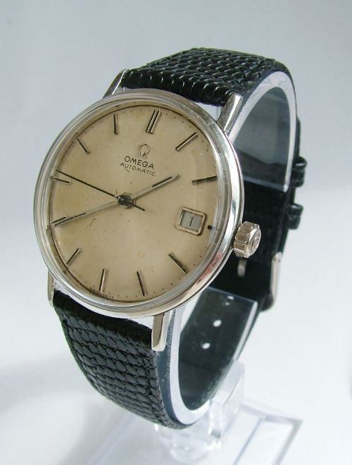 fig 1. Gents 1960s Omega Seamaster automatic wrist watch