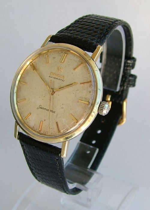 fig 1. Gents 1960s Omega Seamaster automatic watch