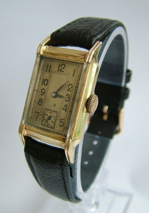 fig 1. Ladies vintage 1930s Art Deco wrist watch