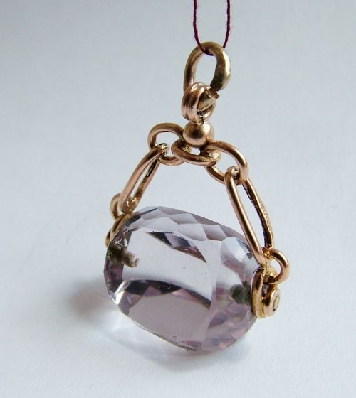 Antique Victorian 9ct Rose Gold Swivel
