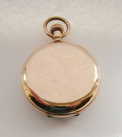 fig 1. Vintage 1920s 10ct gold filled stem winding pocket watch