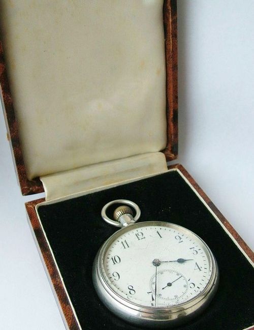 Antique Stauffer / Peerless Iwc Pocket Watch, Circa 1895