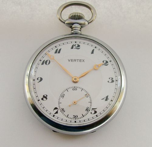 1930s Vertex Stem-winding Pocket Watch